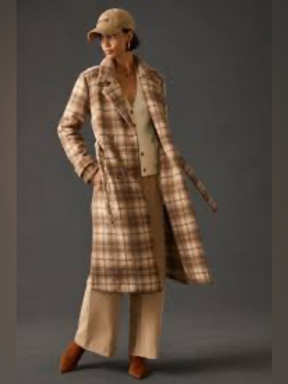 NWT Paige Dublyn Plaid Coat Size XXS